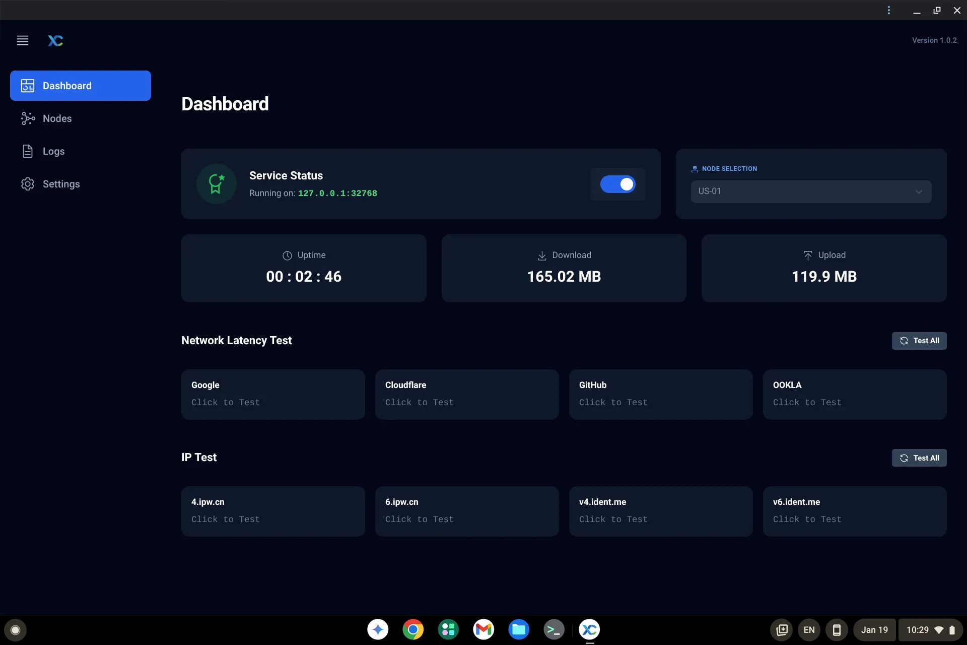 XCC Dashboard